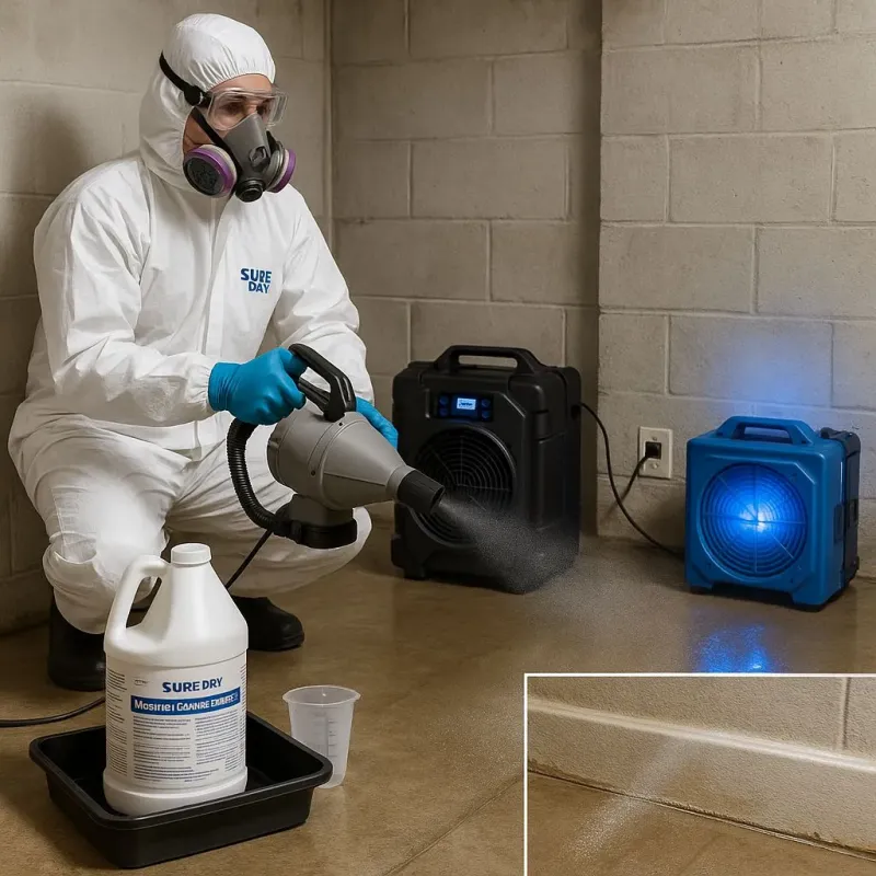 Sanitization and Odor Removal process in Brodheadsville, PA